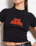 Hot Damn Baby Tee Graphic Baby Tee Australia Online