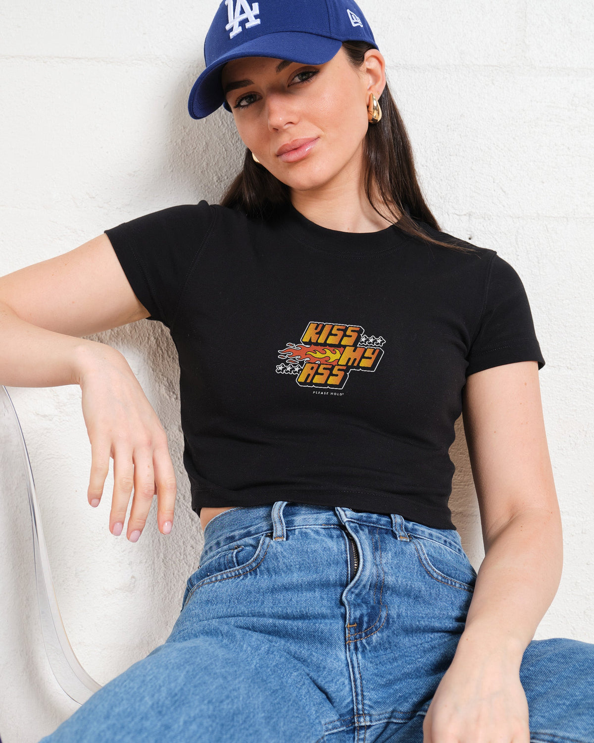 Kiss My Ass Baby Tee Graphic Baby Tee Australia Online