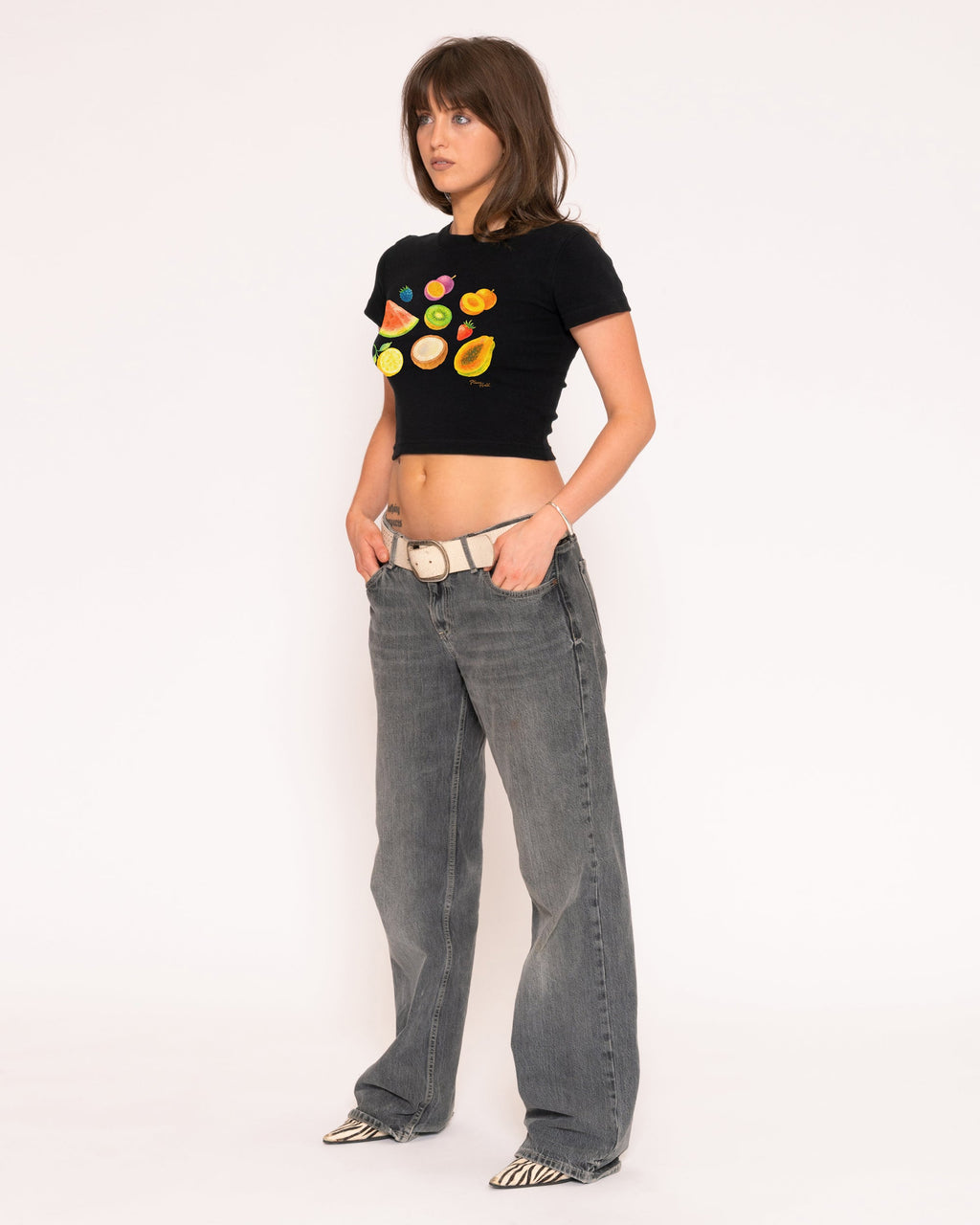 Fruit Platter Black Baby Tee