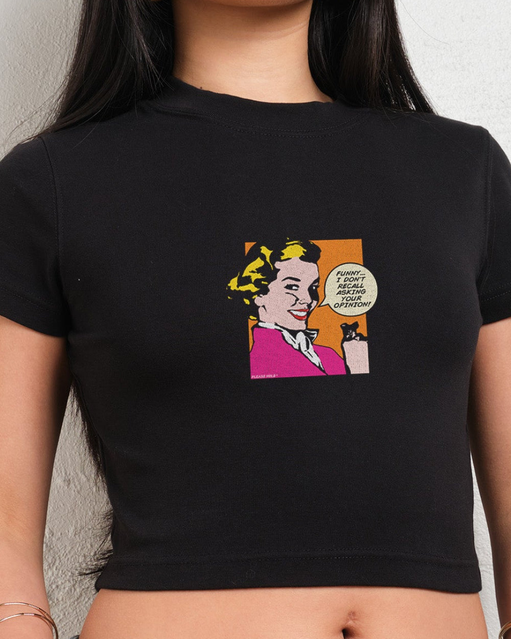 I Don't Recall Asking Your Opinion Baby Tee Graphic Baby Tee Australia Online
