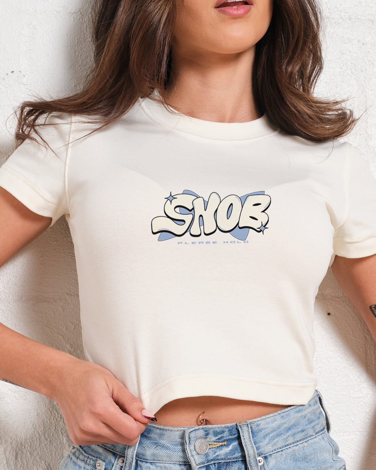 SNOB Baby Tee Graphic Baby Tee Australia Online