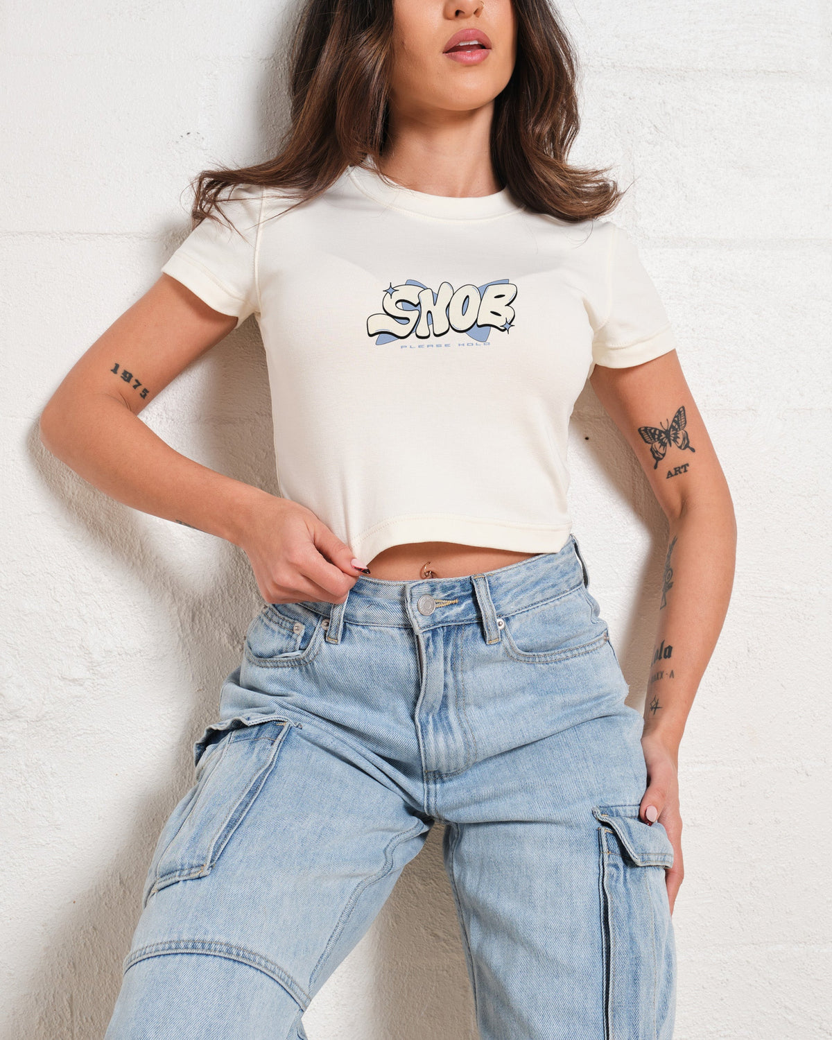 SNOB Baby Tee Graphic Baby Tee Australia Online