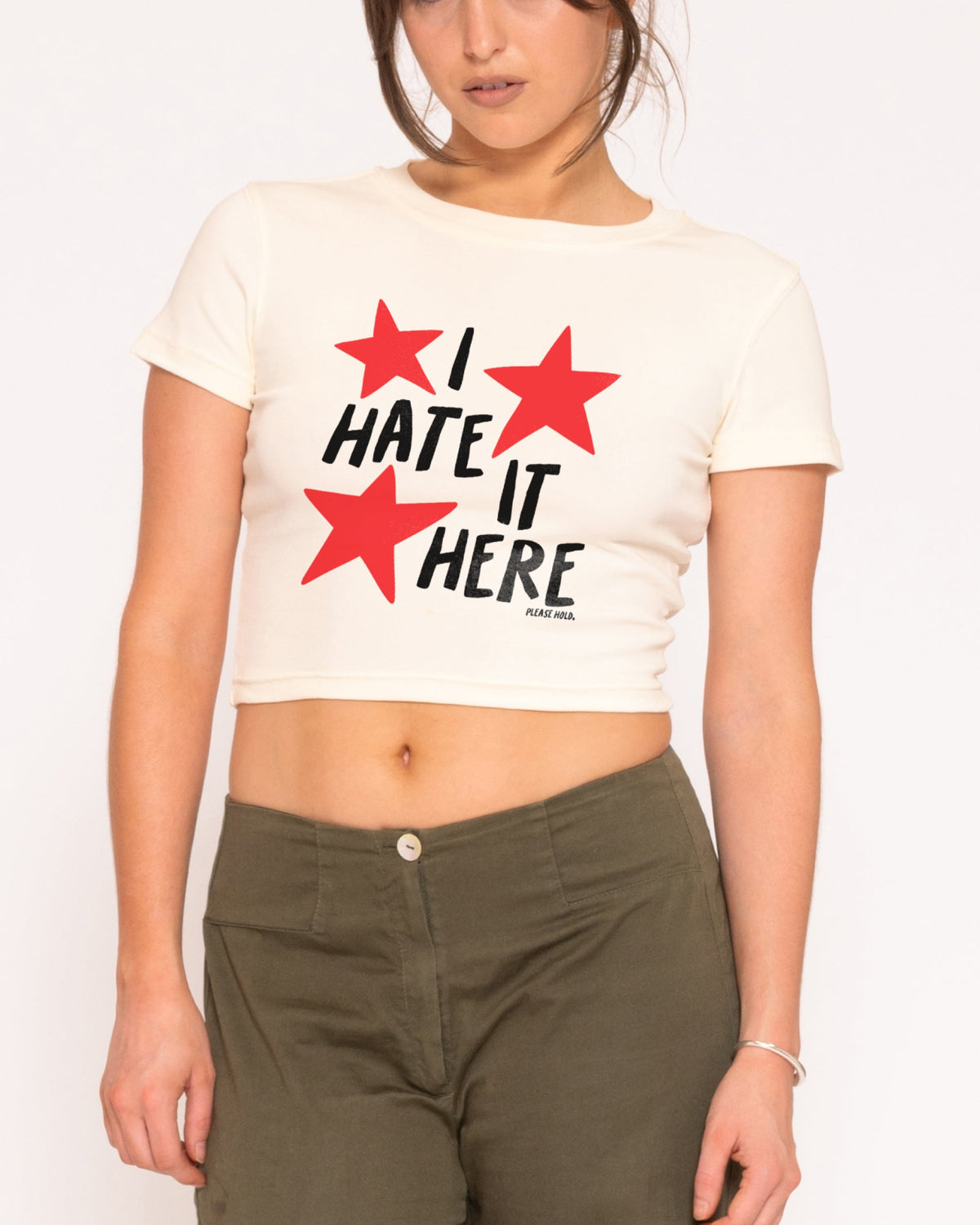 I Hate It Here Natural Baby Tee