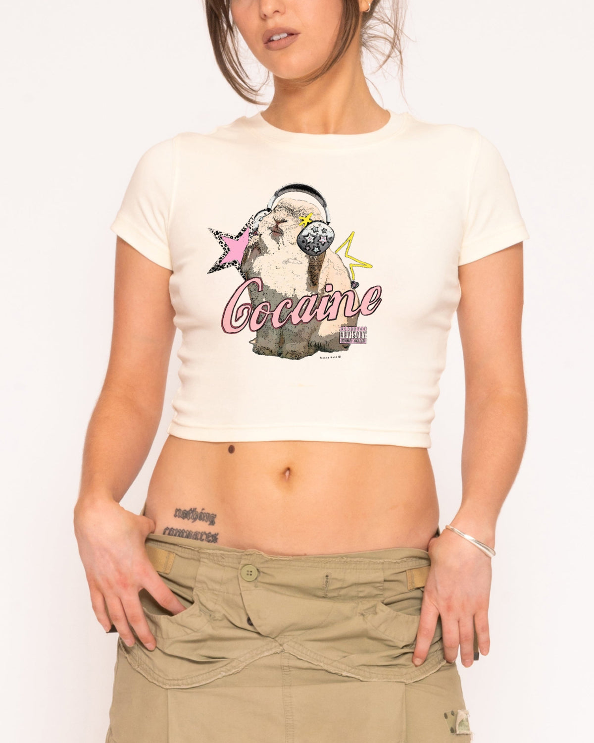 Euphoria Bunny Natural Baby Tee