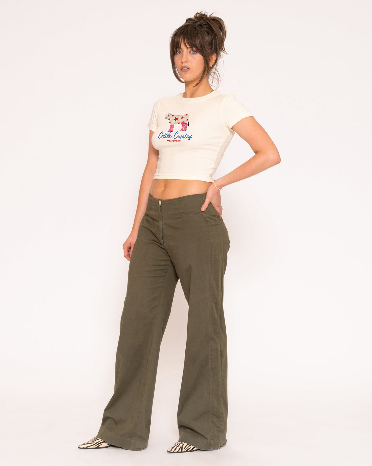 Cattle Country Natural Baby Tee