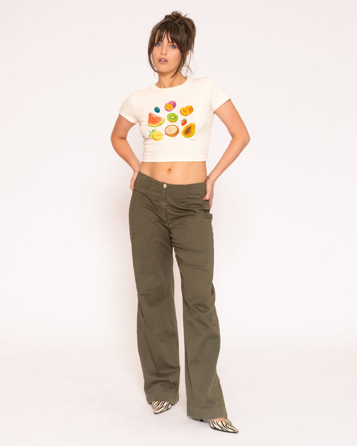 Fruit Platter Natural Baby Tee