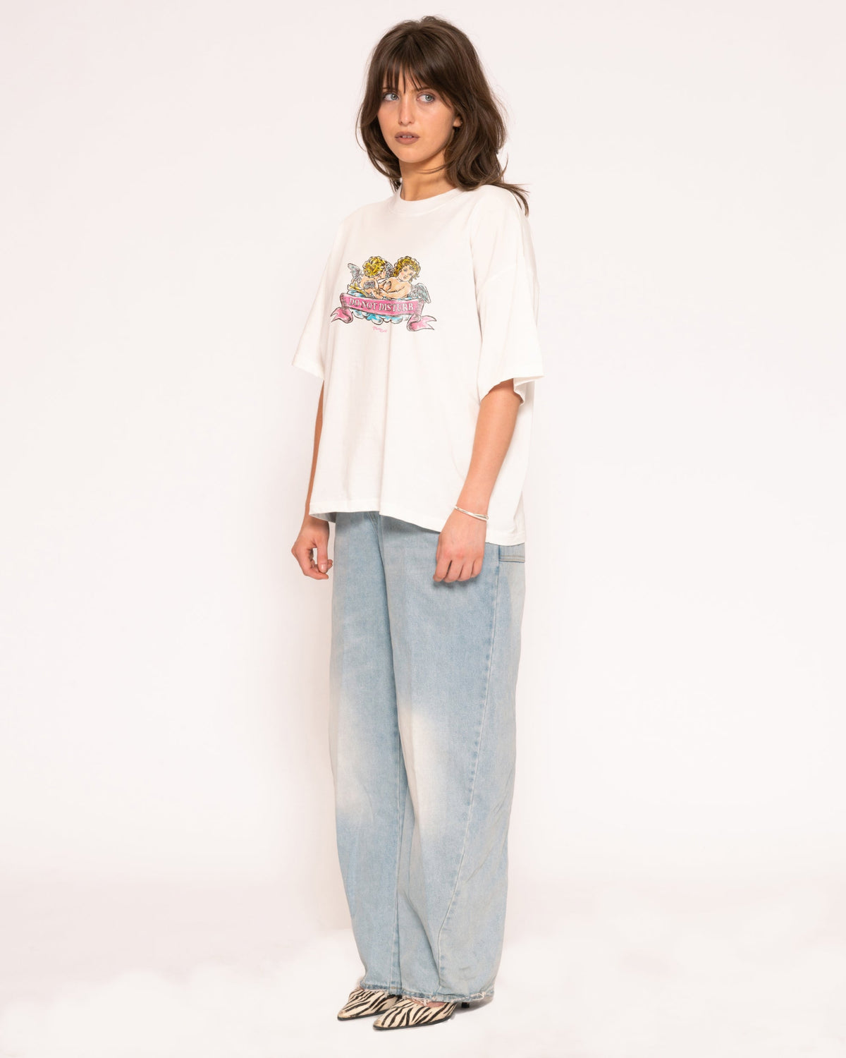 Do Not Disturb Boxy Crop Tee