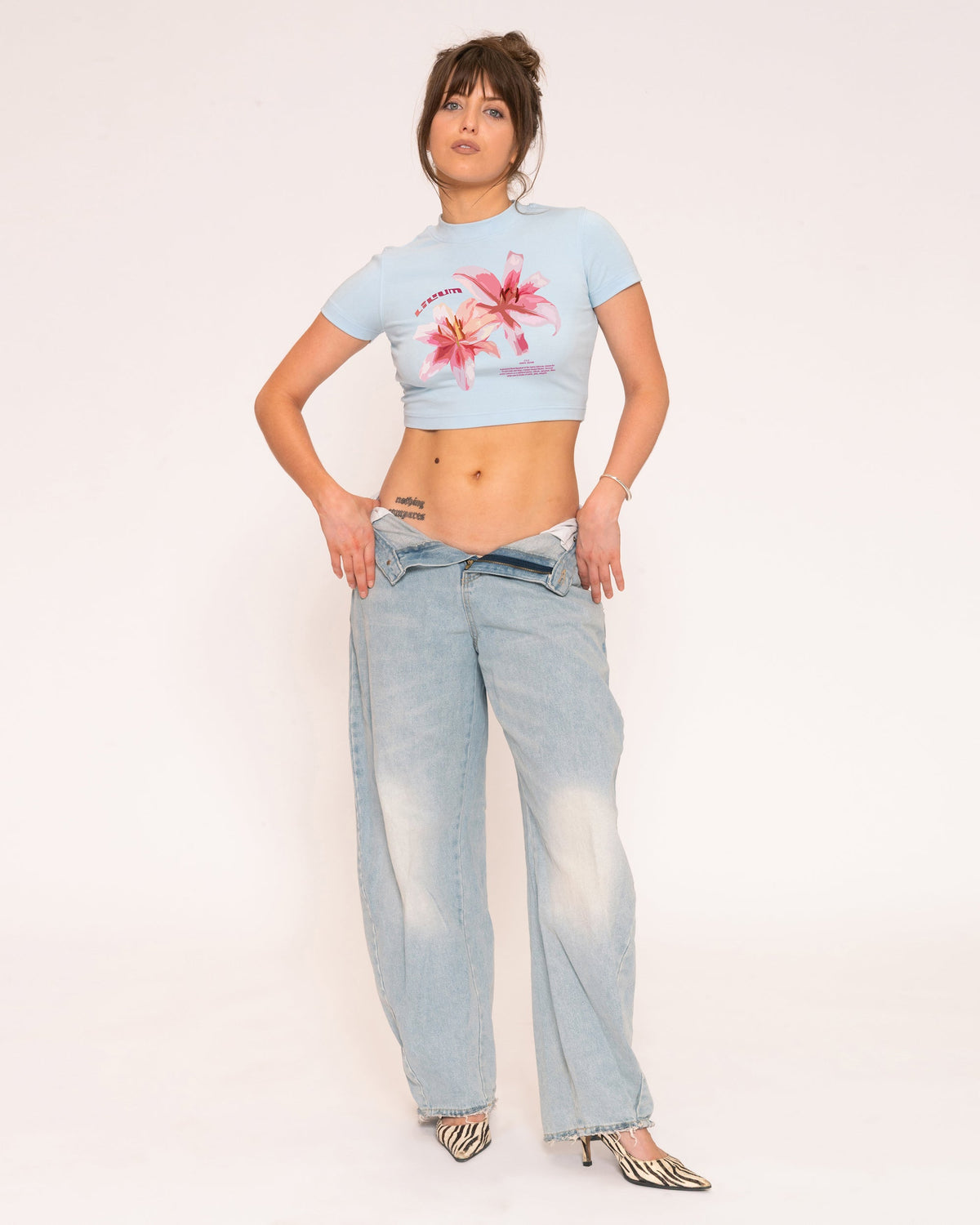Lilium Blue Baby Tee