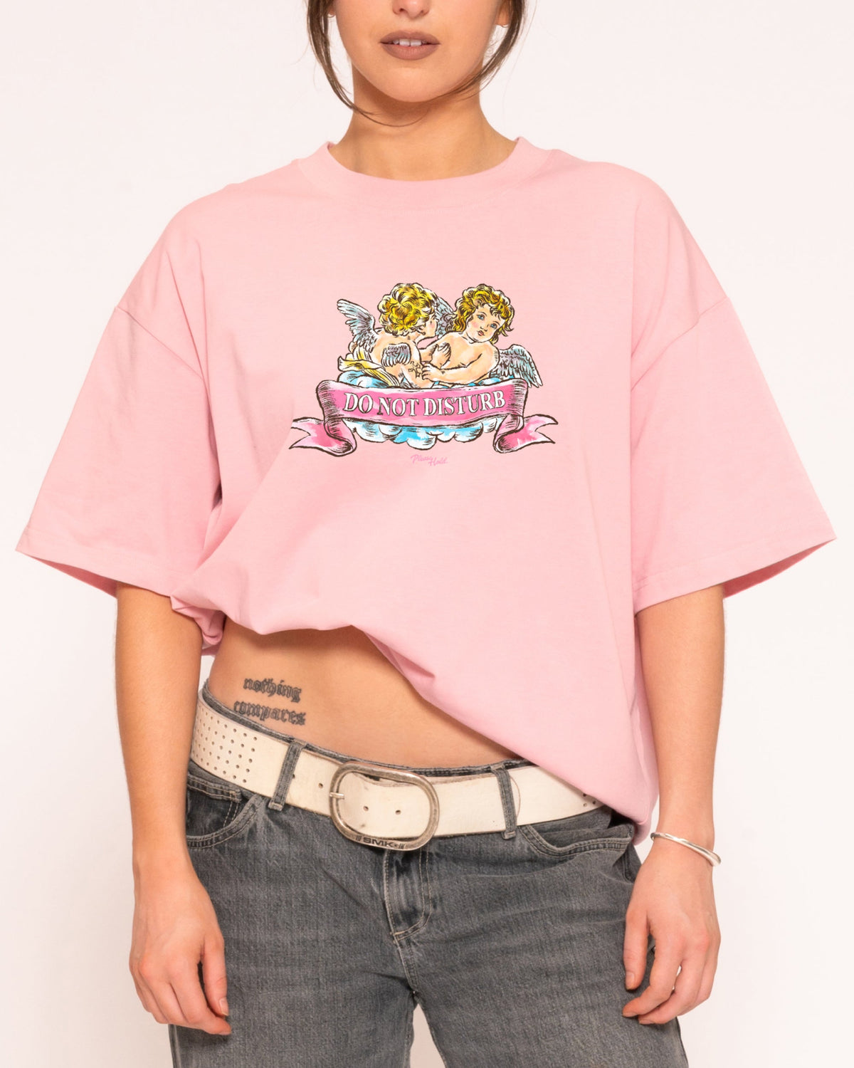 Do Not Disturb Boxy Crop Tee