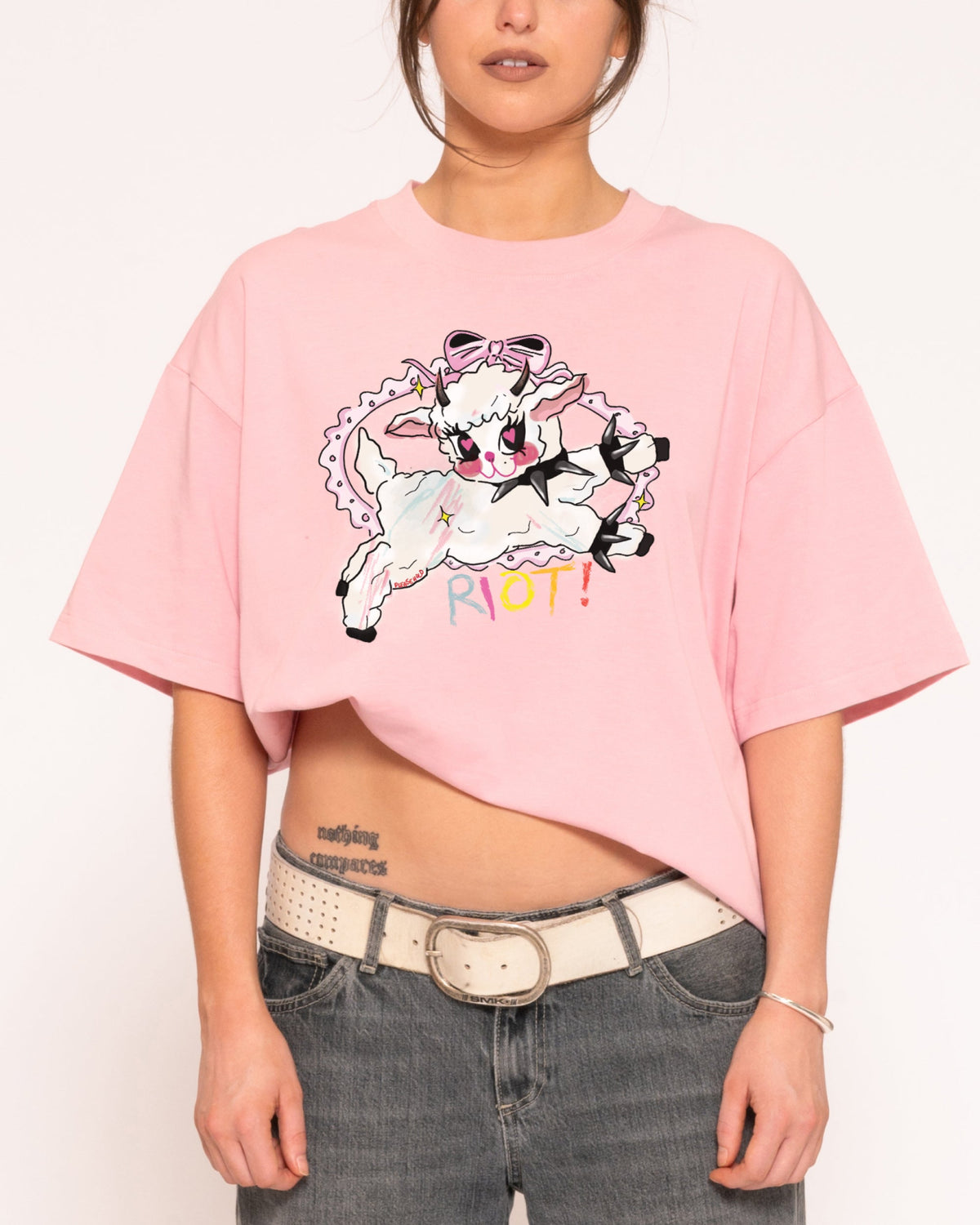 Riot Boxy Crop Tee