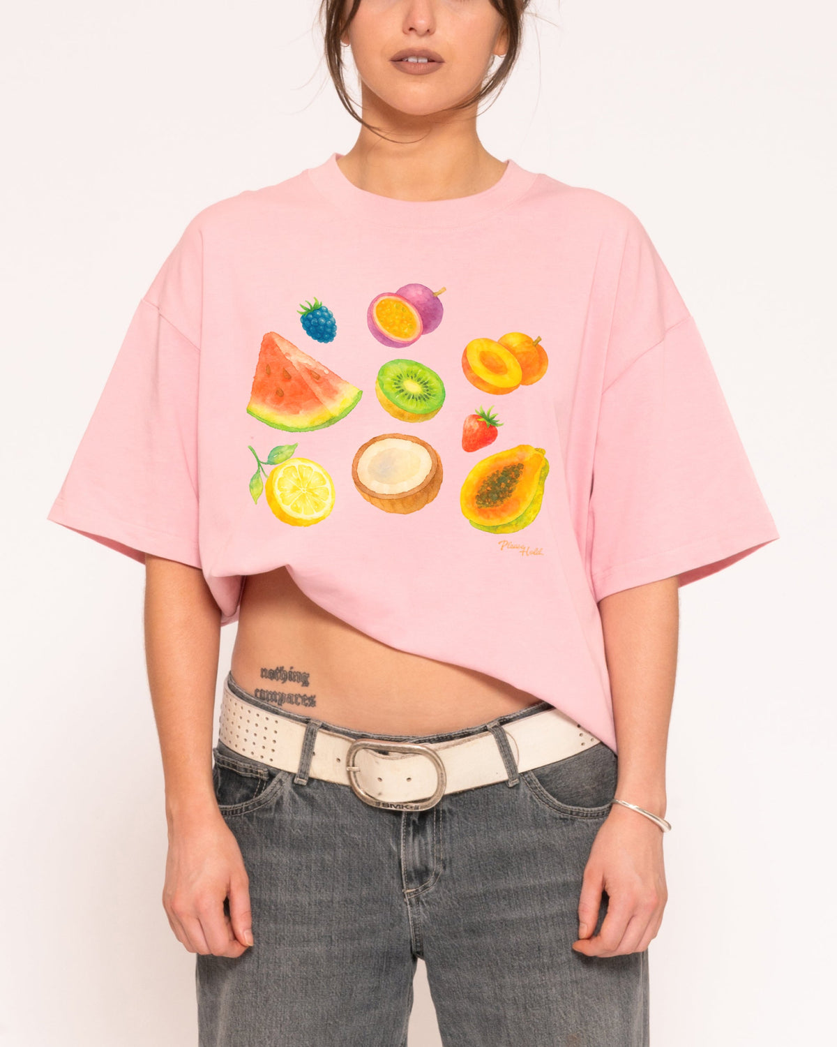 Fruit Platter Boxy Crop Tee