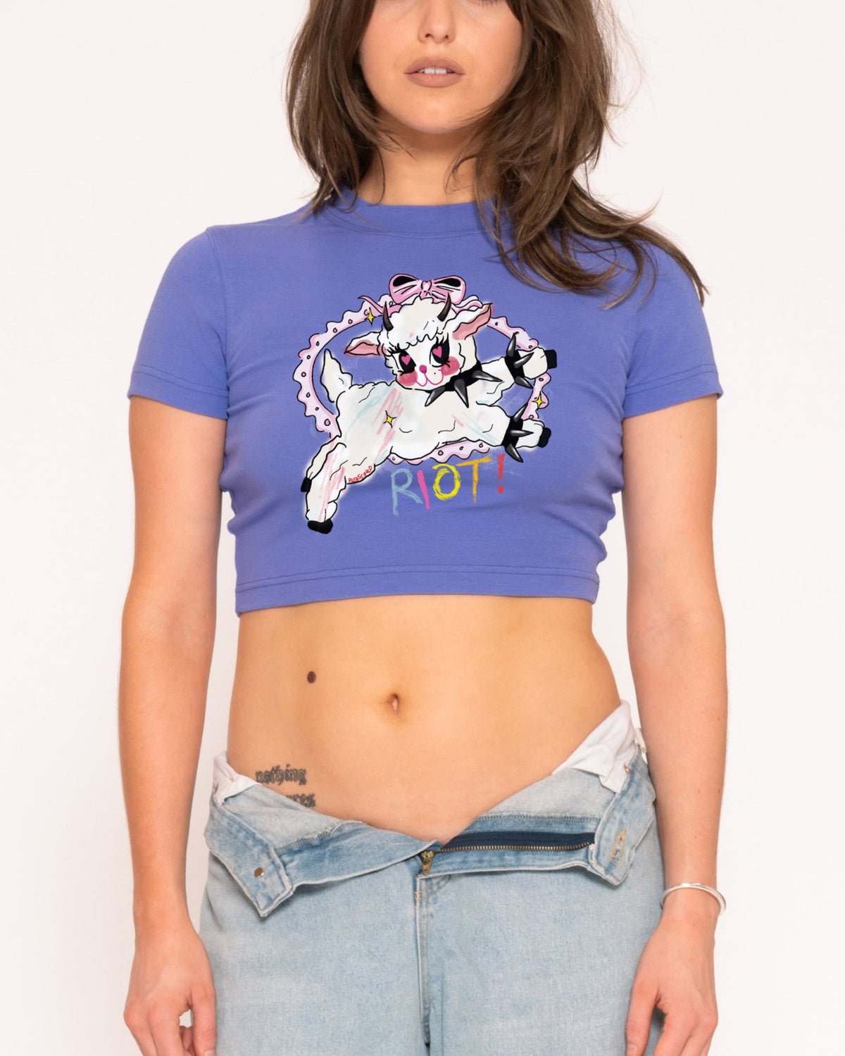 Riot Purple Baby Tee