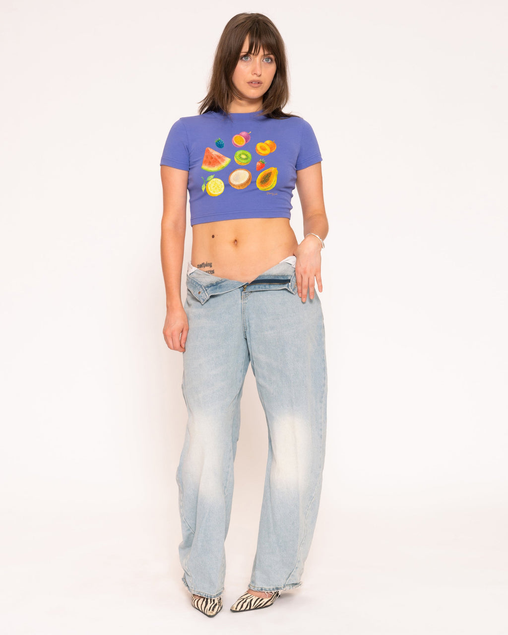 Fruit Platter Purple Baby Tee