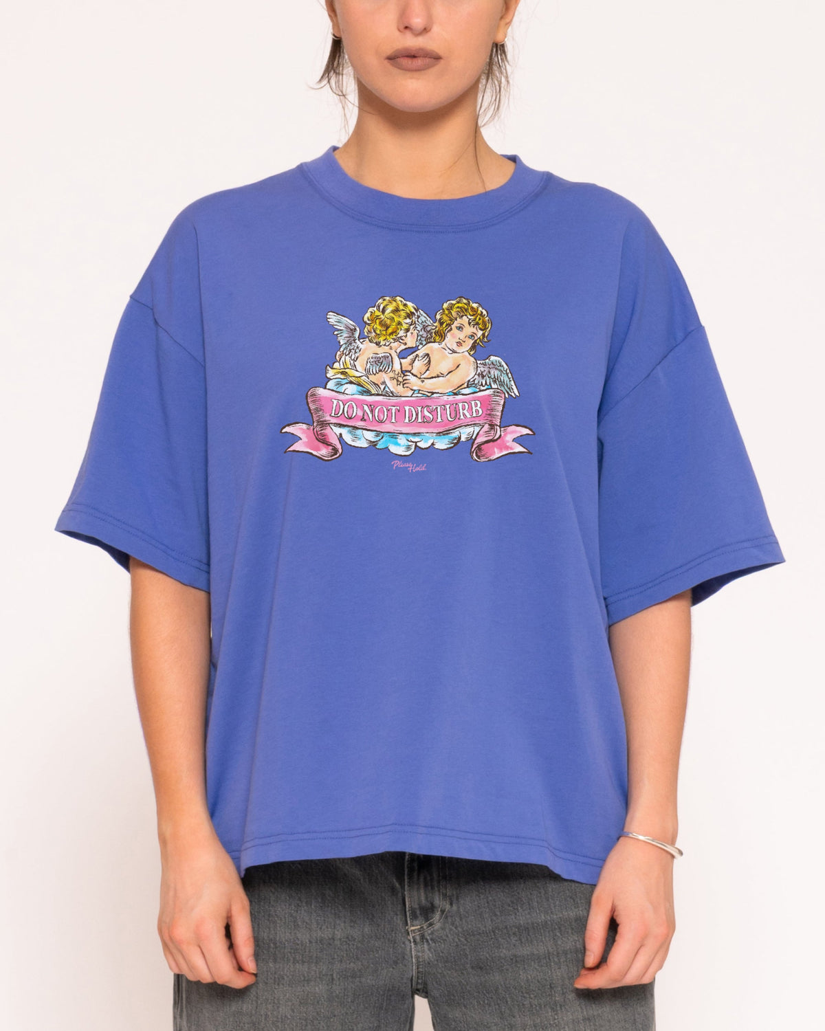 Do Not Disturb Boxy Crop Tee