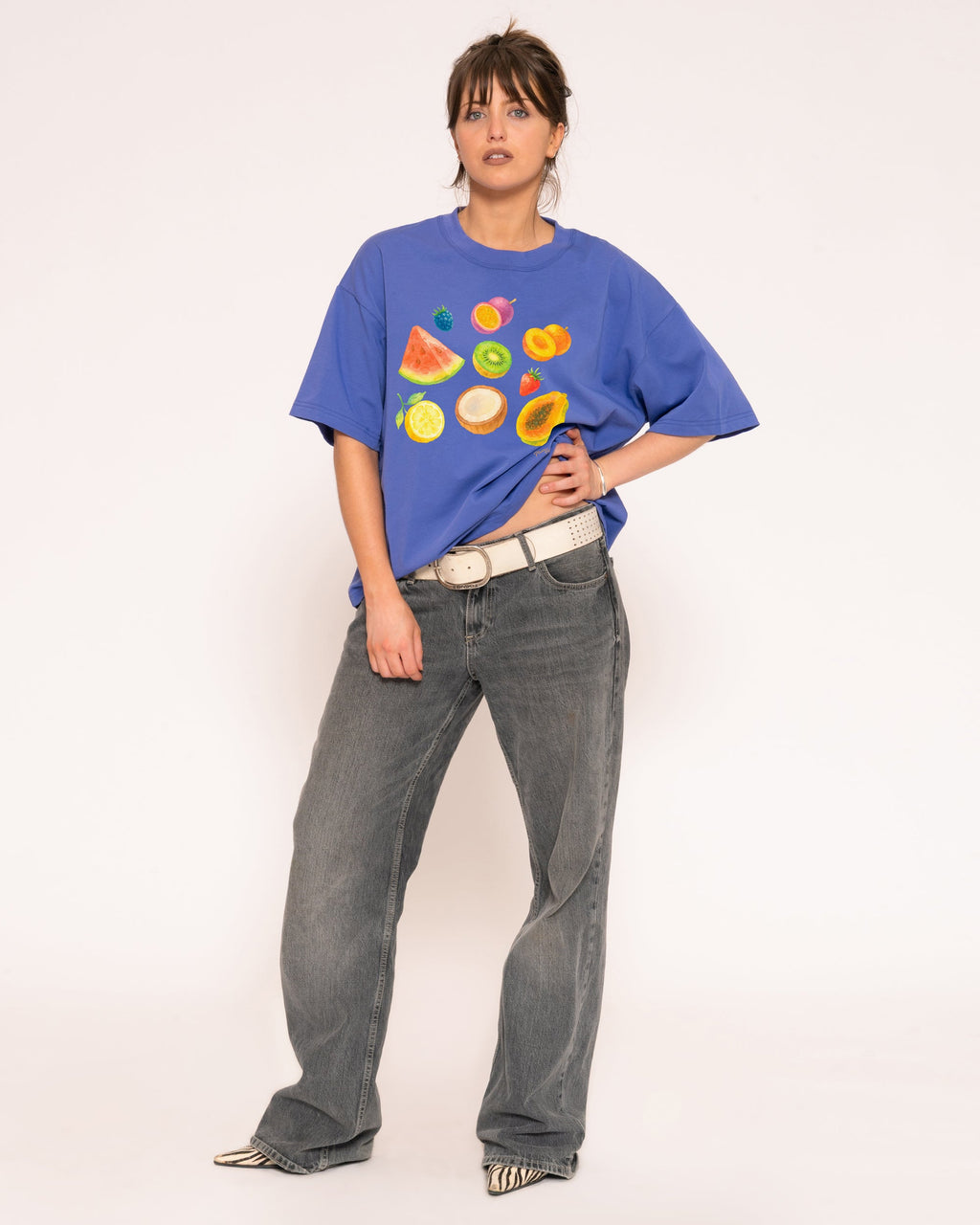 Fruit Platter Boxy Crop Tee