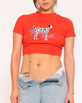 Dalmatian Red Baby Tee
