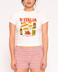 Italian Starter Pack White Longline Baby Tee