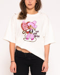 Yeed Your Last Haw White Boxy Crop Tee